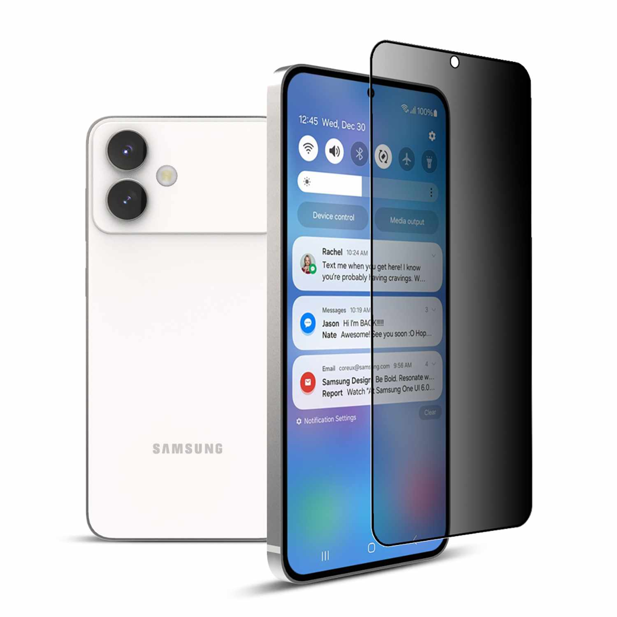 22 Cases 22SPTSGS26PLUS Protecteur D'écran en Verre Trempé Privacy pour Samsung Galaxy S26+