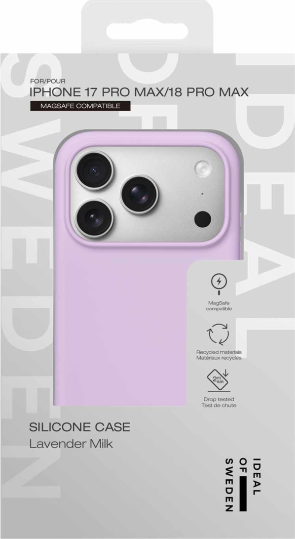 Ideal of Sweden - Silicone MagSafe Case Lavender Milk for iPhone 18 Pro Max/17 Pro Max