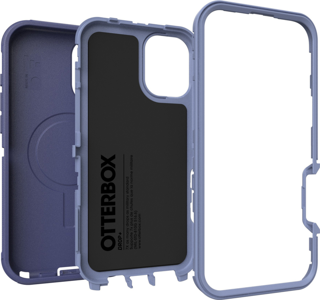 The OtterBox Defender Series Pro with MagSafe is the toughest case providing rugged protection against harsh drops. Equipped with MagSafe magnets and non-slip texturing.