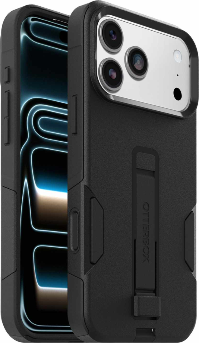 OtterBox - Commuter Grip MagSafe Case Black for iPhone 18 Pro Max/17 Pro Max