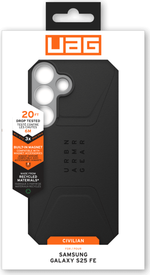 Samsung Galaxy S25 FE UAG Civilian MagSafe Case - Black