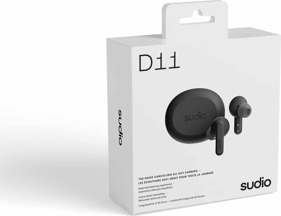 Sudio D11BLK Écouteurs Intra-Auriculaires D11 Noir