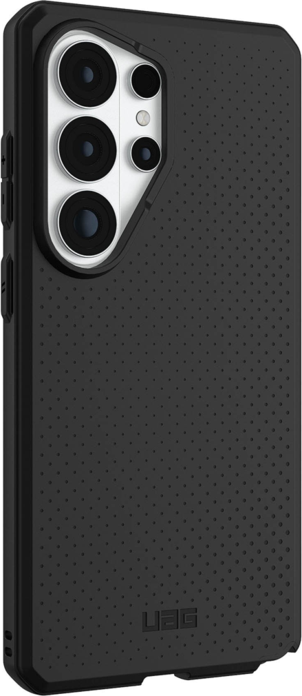 The UAG Dot case keeps devices protected without sacrificing style, featuring soft-touch silicone, a micro-perforated design, and a built-in magnet for magnetic accessories.