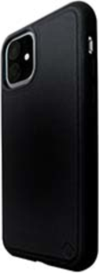 Uunique London - iPhone 11/XR Nutrisiti Eco Leather Back Case - Black (Black Olive)