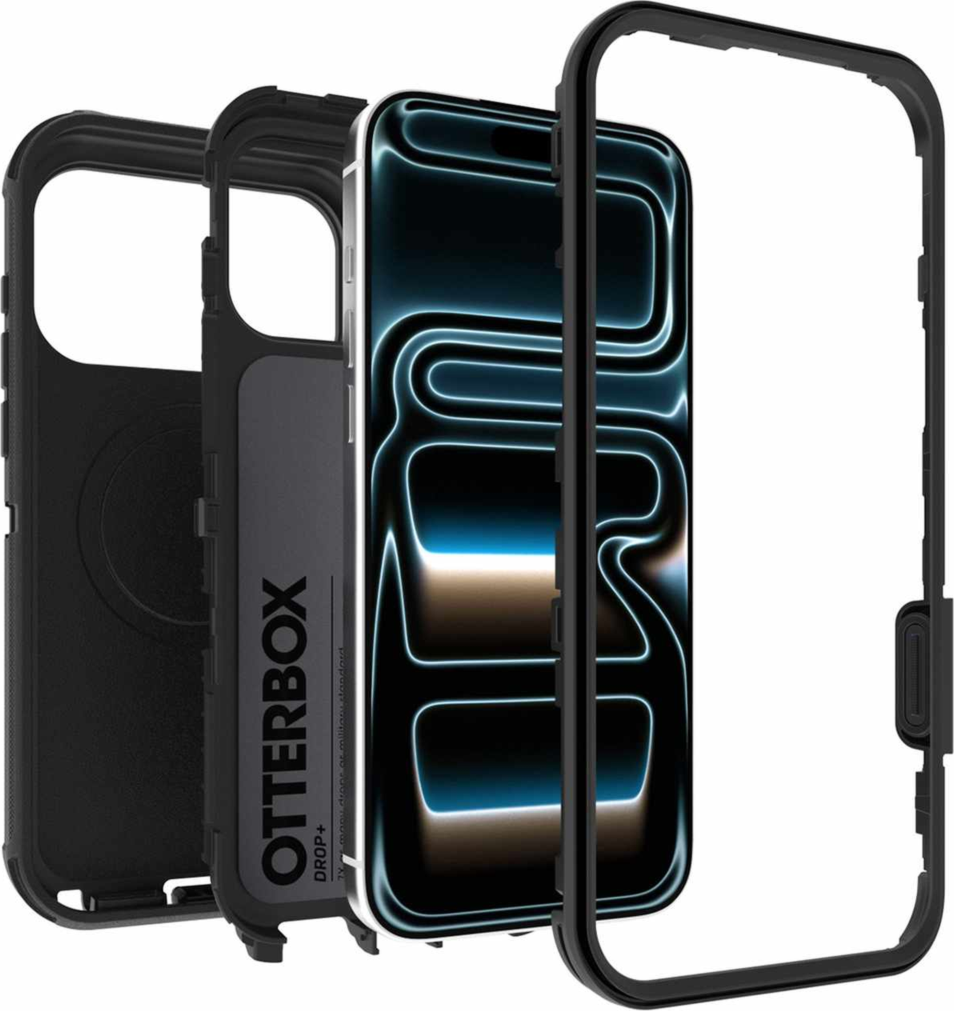 OtterBox - Defender Pro MagSafe Case Black for iPhone 18 Pro Max/17 Pro Max