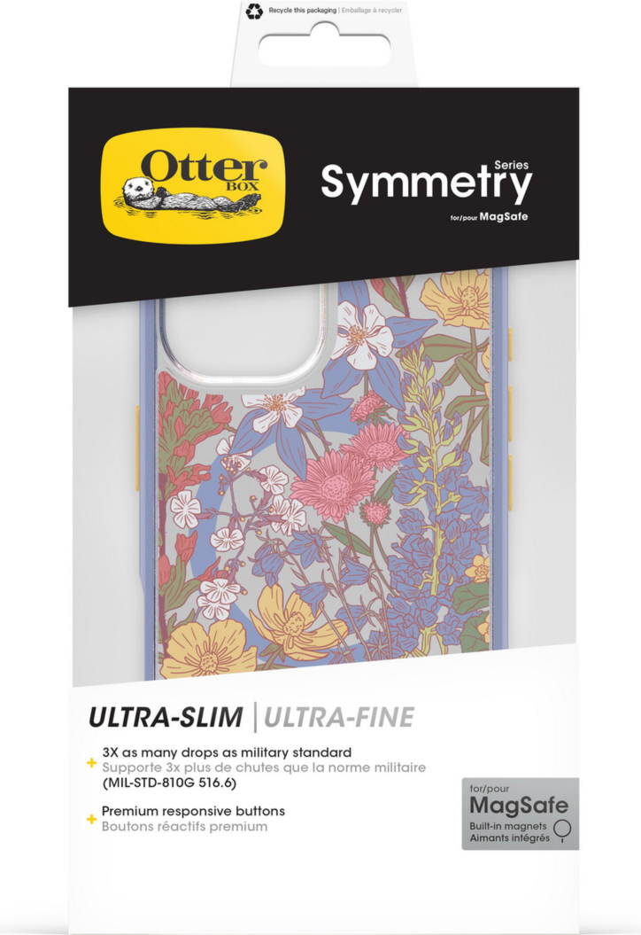 The OtterBox Symmetry Clear Series with MagSafe is a transparent case that makes a bold visual statement in a design that's slim and understated.