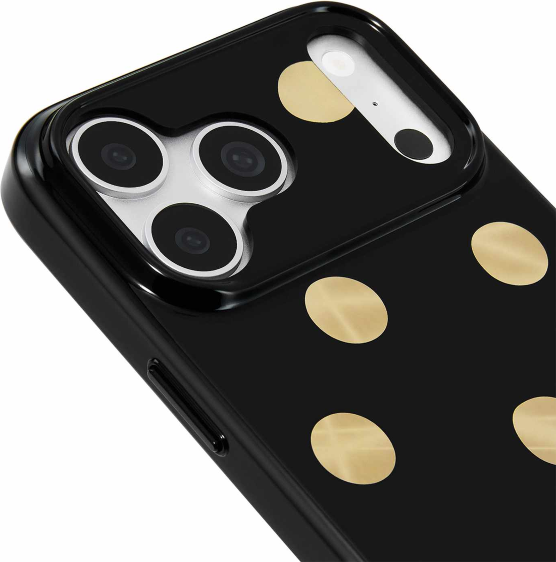 Kate Spade - Étui de protection MagSafe « Metallic Classic Dot » pour iPhone 18 Pro/17 Pro