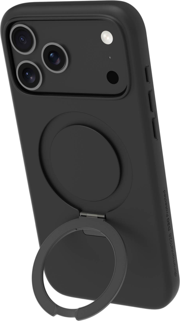 DBRAMANTE1928 ICELAND ULTRA D3O MAGSAFE CASE AVEC BÉQUILLE - IPHONE 17 PRO MAX - NOIR