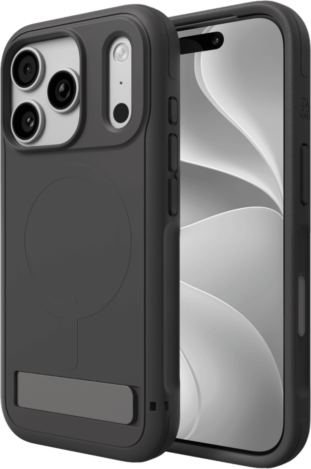 iPhone 18 Pro/17 Pro ZAGG Graphene Sedona Snap Kickstand Case - Robust Grey