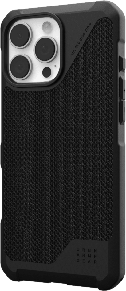 The UAG Metropolis LT case offers elevated real-world device protection and is compatible with MagSafe charging.