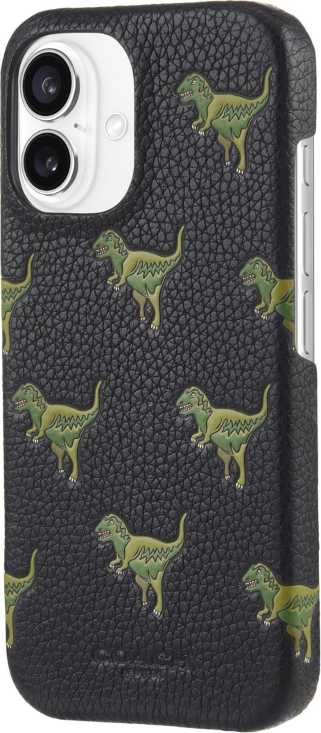 iPhone 16 Coach Leather Slim Wrap Case - Repeat Rexy