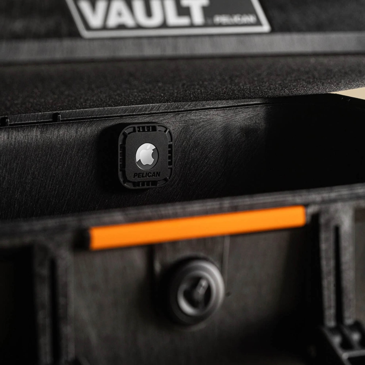 The Pelican Protector Sticker Mount features a durable 2-piece design and supreme adhesive to securely attach an AirTag to hard surfaces like bikes, luggage and more.