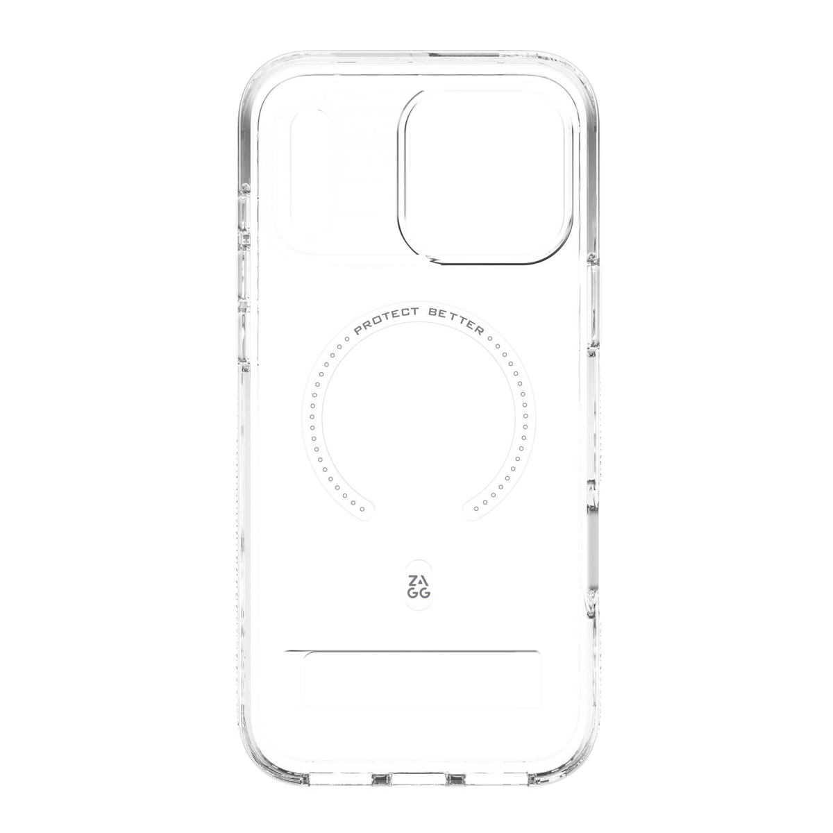 iPhone 18 Pro Max/17 Pro Max ZAGG Graphene Crystal Palace Snap Kickstand Case - Clear