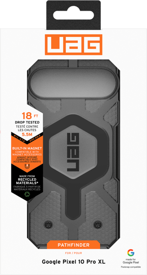 Designed with action and adventure in mind, the UAG Pathfinder case provides serious protection with a modern classic look and a built-in magnetic module.