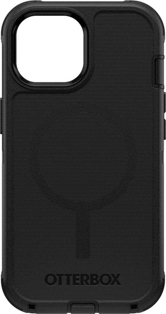 Coque Defender MagSafe noire pour iPhone 15/14/13