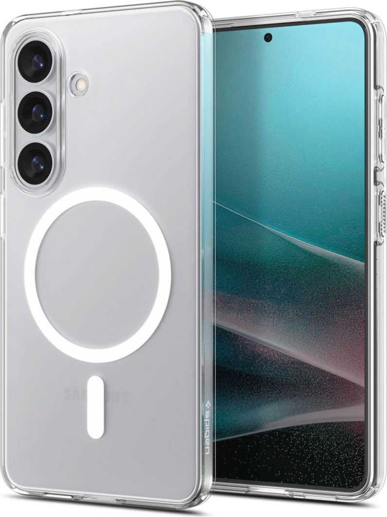 The Spigen Crystal Flex MagFit case delivers slim, clear protection with military-grade drop defense, built-in magnets, and lasting clarity.