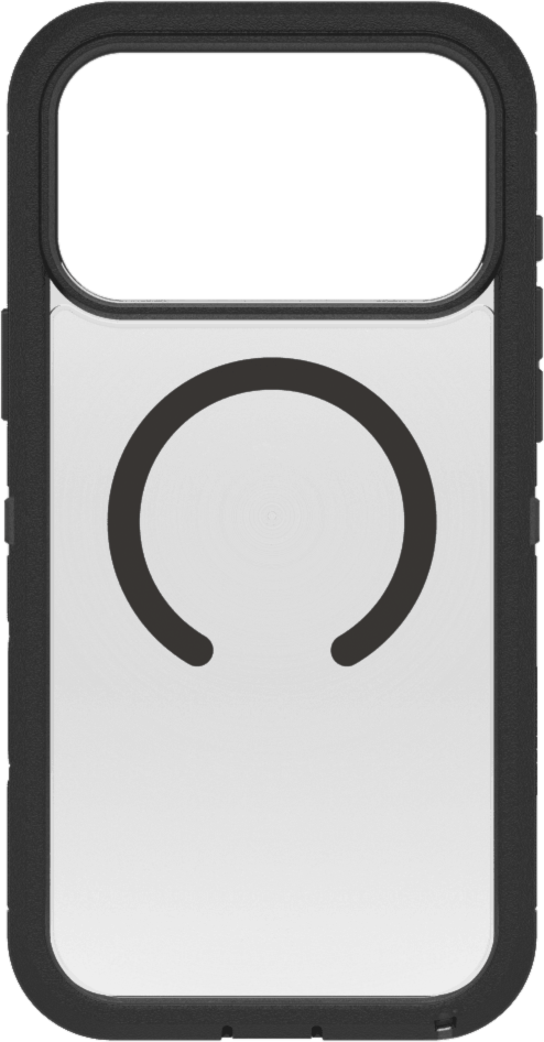 OtterBox 7798469 Étui Defender Pro XT Clear MagSafe avec Contrôle de la Caméra Dark Side (Noir) pour iPhone 17 Pro Max