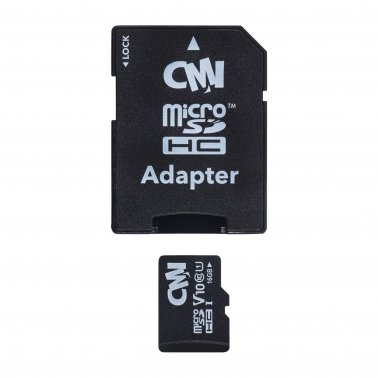 The CMI U1 Class 10 16GB Micro SDHC Memory Card w/SD Adapter is specifically designed for use with on-the-go SD approved devices to provide ideal storage of media-rich files such as music, videos, and photographs.