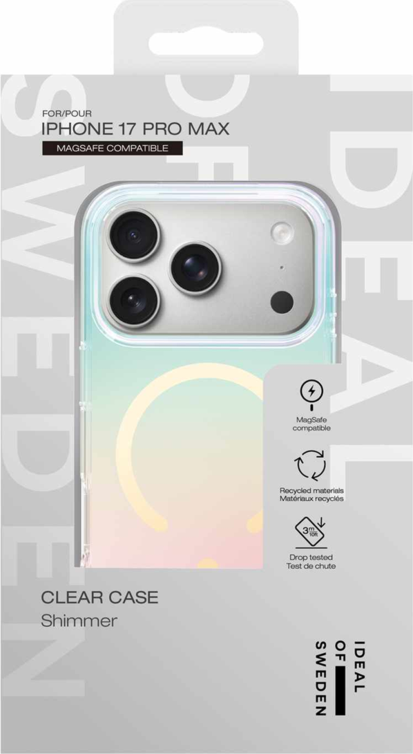 Ideal of Sweden - Clear MagSafe Mid Case Shimmer for iPhone 17 Pro Max