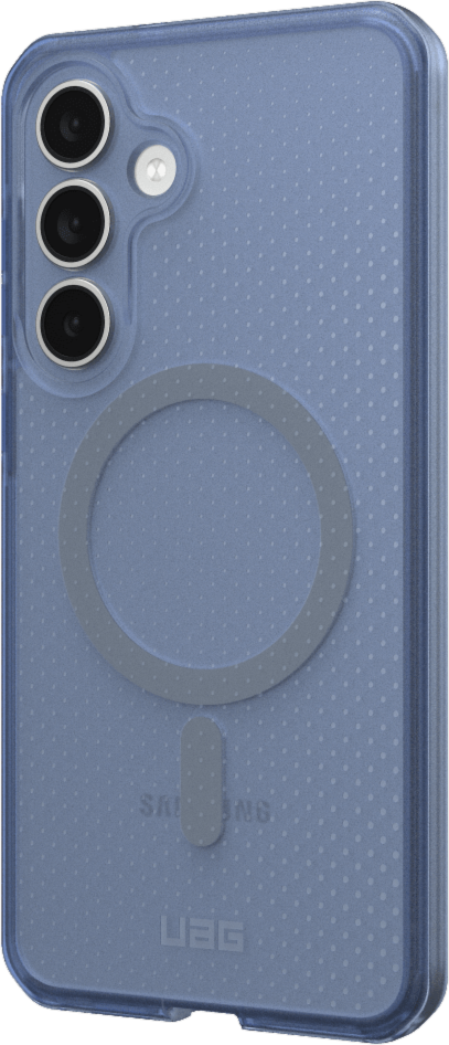 Keep your device protected without sacrificing style with the UAG Dot case featuring soft-touch silicone, a micro perforated textured design and a built-in magnet for using with magnetic accessories.