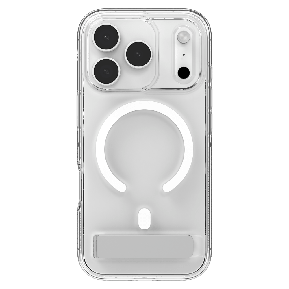 ZAGG - Coque Crystal Palace Snap avec support pour Apple iPhone 17 Pro - Transparent