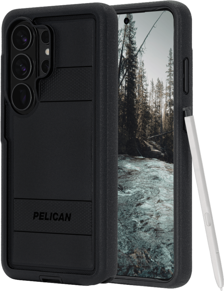Pelican - Coque Voyager avec aimant et étui de ceinture pour Samsung Galaxy S26 Ultra - Noir
