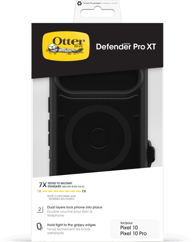 OtterBox - Defender Pro XT Holster Black for Google Pixel 10/10 Pro