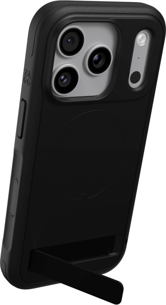 ZAGG - Étui Sedona Snap MagSafe avec support pour Apple iPhone 18 Pro/17 Pro - Noir