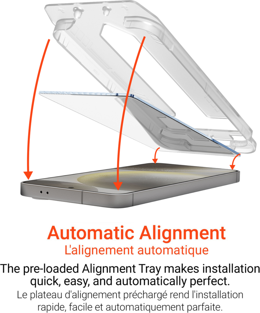 Protecteur d’écran en verre trempé HD d'HyperGear pour Samsung Galaxy S24 FE