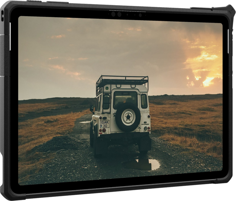 UAG 324022114040 Étui Robuste Scout avec Dragonne Noir pour Microsoft Surface Pro 12-inch