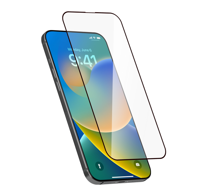 LOGiix - Phantom Glass Edge-to-Edge for iPhone 14 Pro Max - Clear