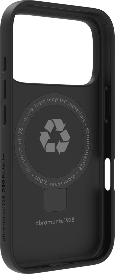 • D3O® Protected: Provides the best and thinnest protection against knocks and drops.
• Materials: Made with 100% GRS-certified recycled plastic materials and fully recyclable (1 case = 2 x 0.5L plastic bottles). 
• Ultra-Slim Design: Lightweight hard case, offering robust protection without the bulk.
• 4m/13ft Impact protection: Keeps your device safe from significant drops.