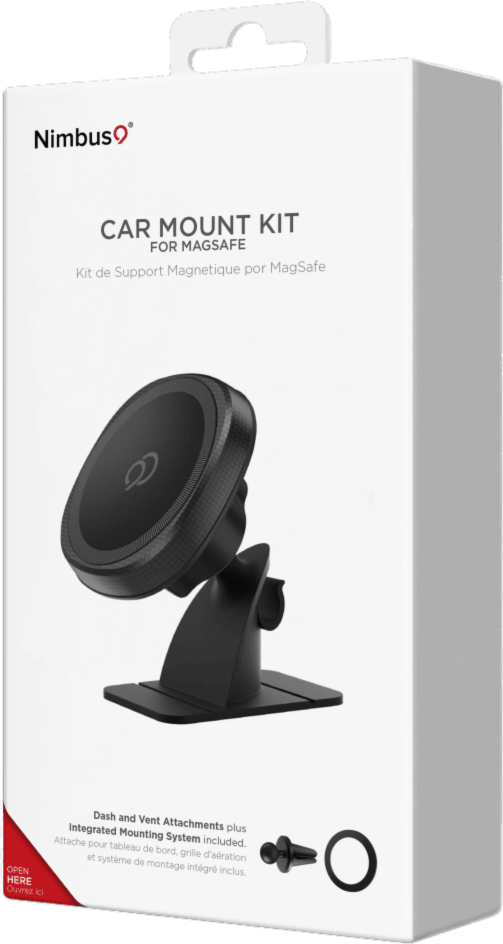 Nimbus9 N9MTMS01BLK Kit de Montage de Voiture MagSafe Noir