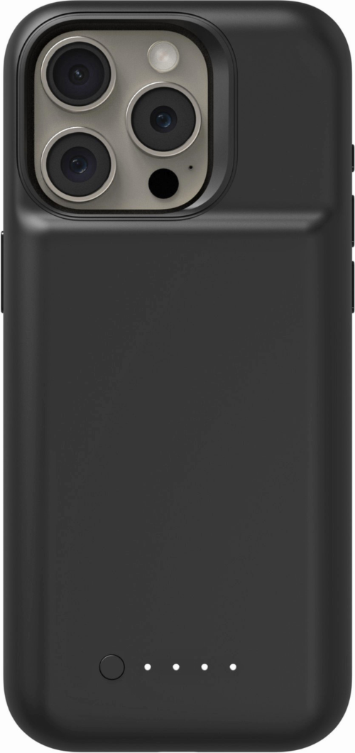 mophie - Juice Pack Battery Case for Apple iPhone 15 Pro - Black