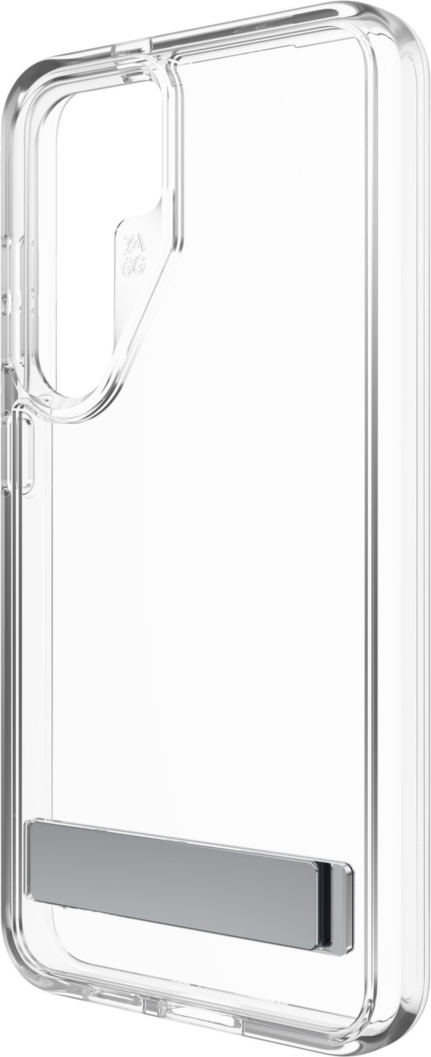 Zagg - Crystal Palace Case With Kick Stand For Samsung Galaxy S24 - Clear