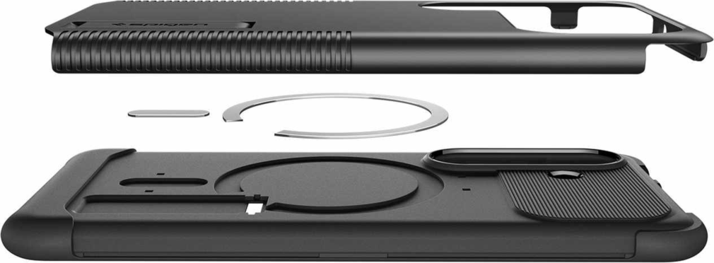 Spigen - Coque Slim Armor avec aimants, noire, pour Samsung Galaxy S26