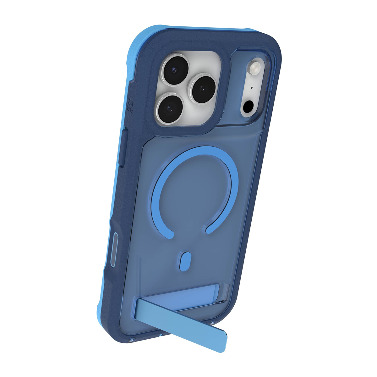 iPhone 17 Pro Max ZAGG Graphene Rainier Snap Kickstand Case - Cobalt Horizon