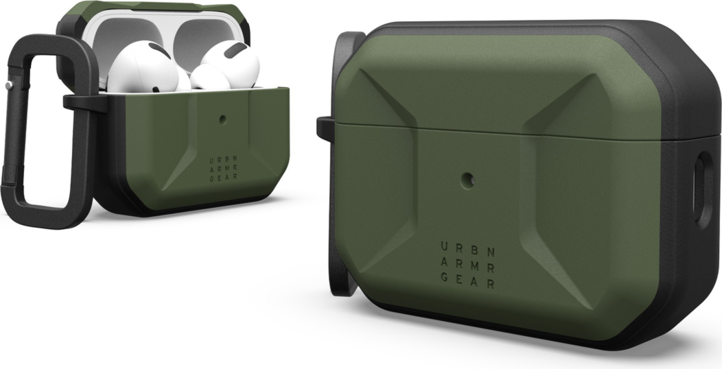 Urban Armor Gear Uag - Civilian Case For Apple Airpods Pro 2 - Olive Drab