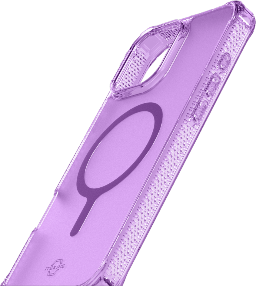 Hybrid_R Vapor MagSafe Case Light Purple for iPhone 16 Pro