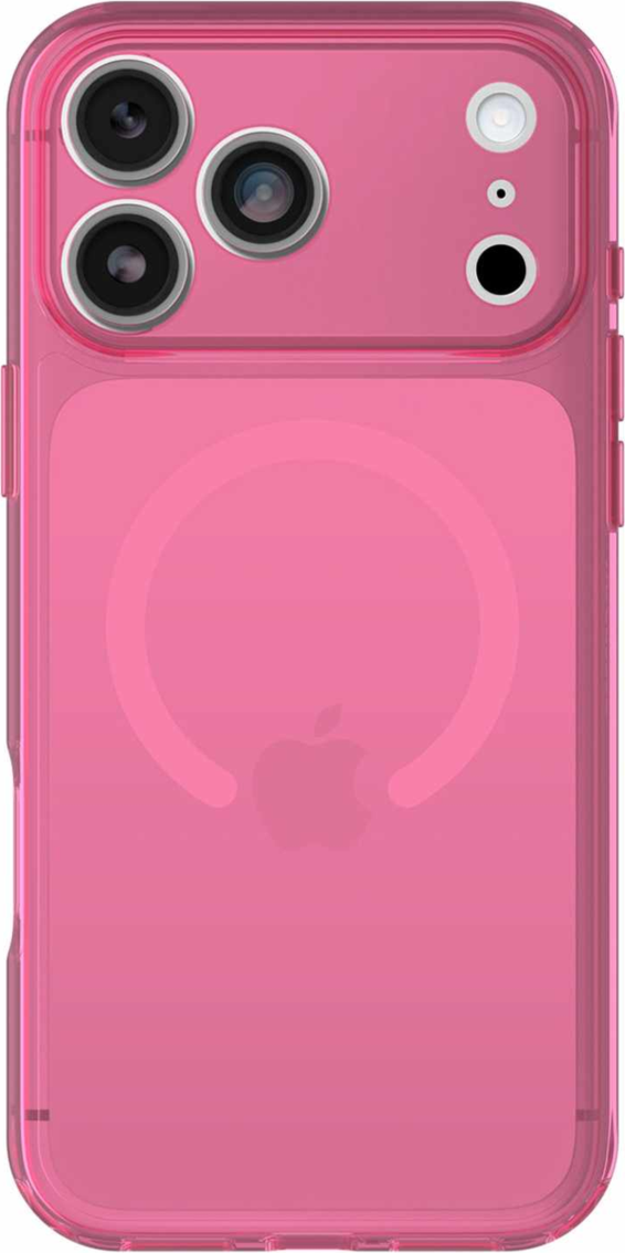 OtterBox - Lumen Clear MagSafe Case Heartspur Pink for iPhone 18 Pro Max/17 Pro Max