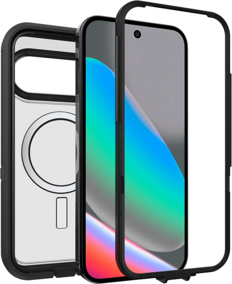 Get sleek, legendary phone protection with the OtterBox Defender Series Pro XT with MagSafe, a rugged dual-layer design that guards devices against drops, dirt, scrapes, and bumps.