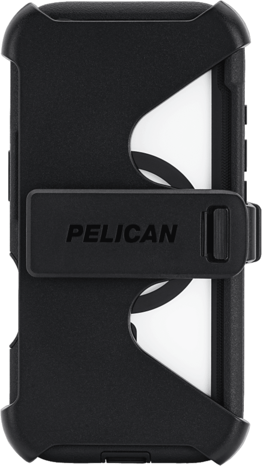 Pelican - Étui Voyager MagSafe avec étui de ceinture pour Apple iPhone 17 - Noir et transparent
