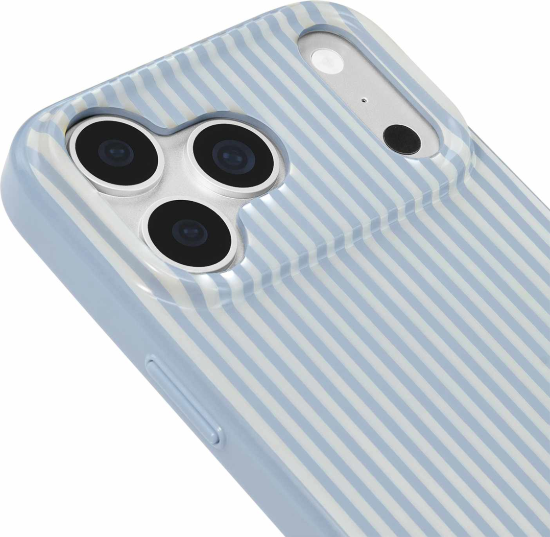Kate Spade - Protective MagSafe Case Stripe Diamond Blue for iPhone 18 Pro Max/17 Pro Max