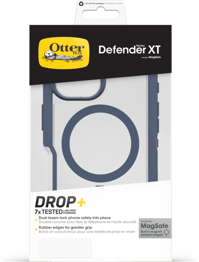 Get sleek, legendary phone protection with the OtterBox Defender Series Pro XT with MagSafe, a rugged dual-layer design that guards devices against drops, dirt, scrapes, and bumps.