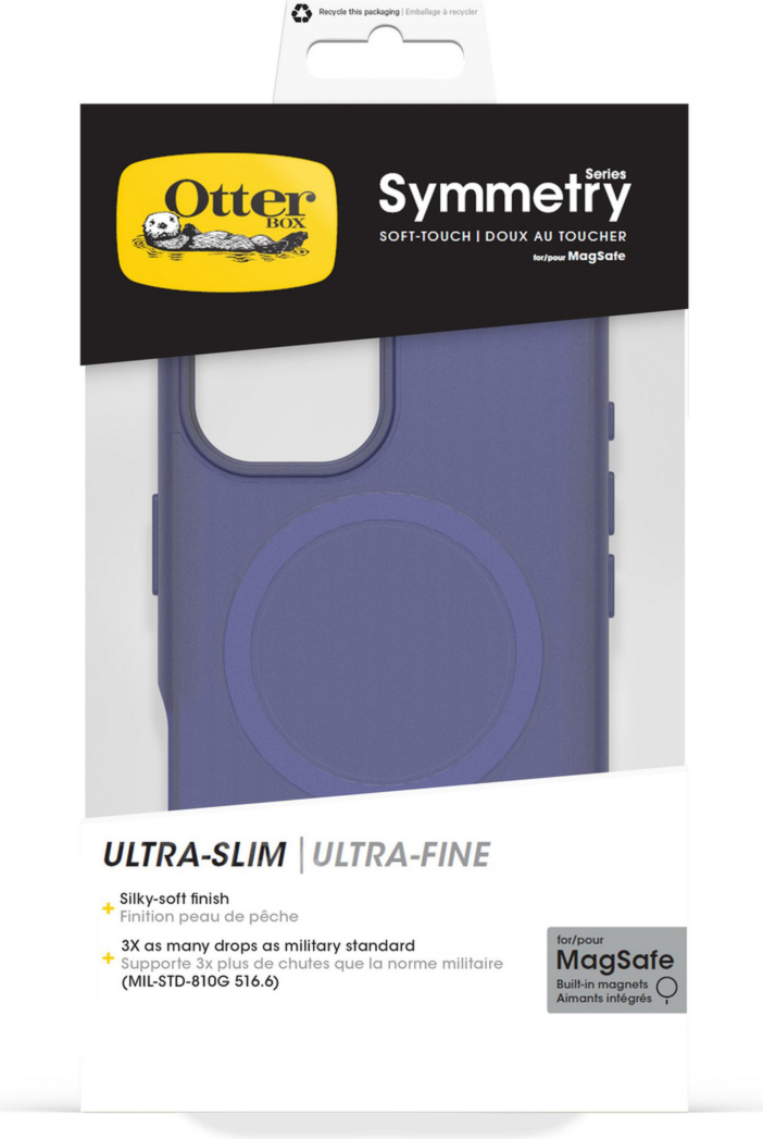 iPhone 16 Otterbox Symmetry Soft Touch w/ MagSafe Series Case - Blue - Craft Blue