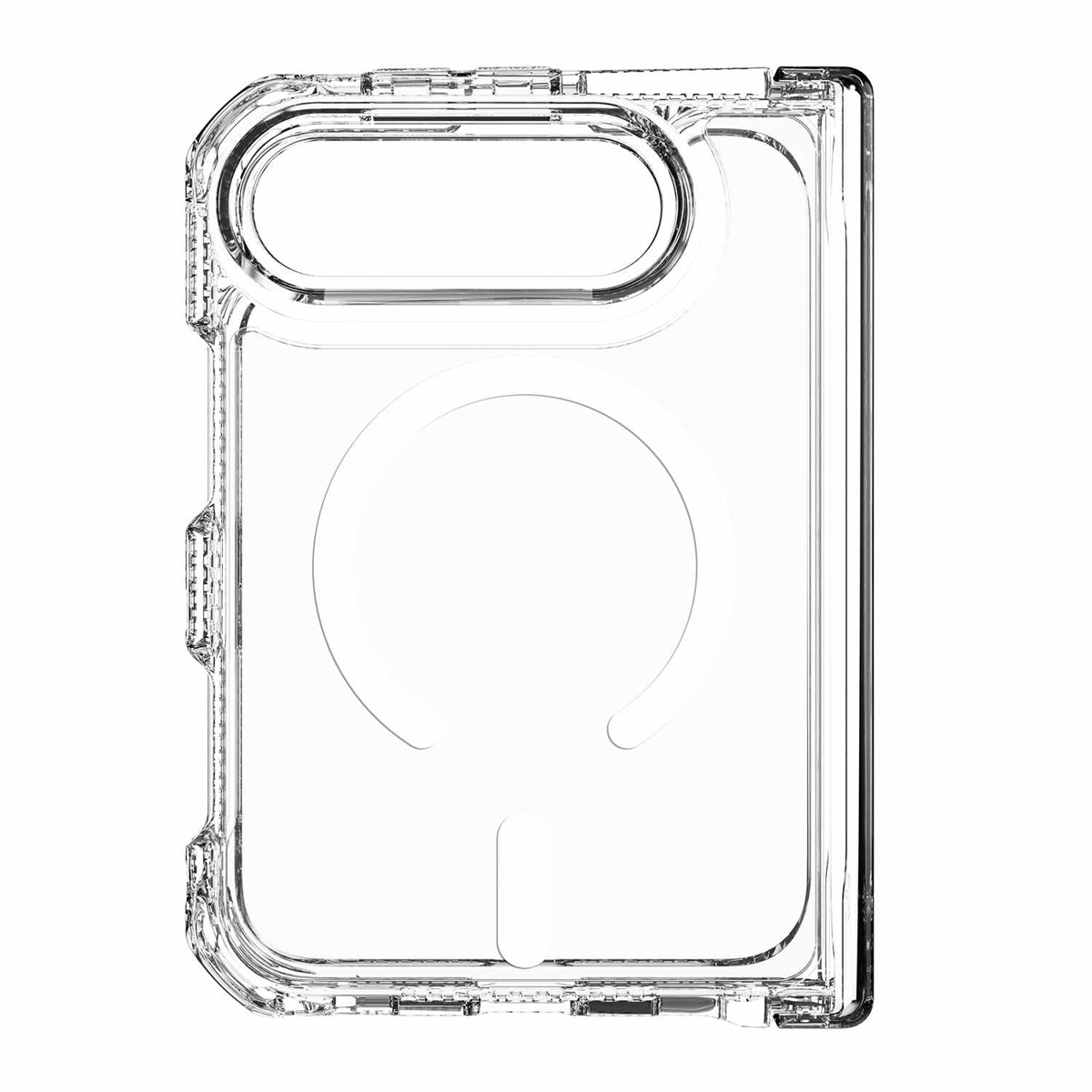 ITSKINS - Hybrid_R Hinge MagSafe Clear Case for iPhone Duo
