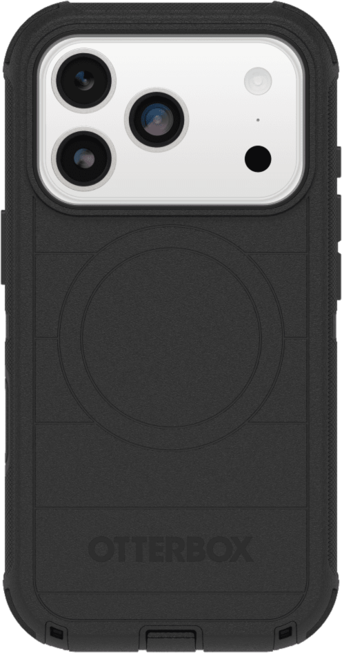 The OtterBox Defender Series Pro with MagSafe is the toughest case providing rugged protection against harsh drops. Equipped with MagSafe magnets and non-slip texturing.