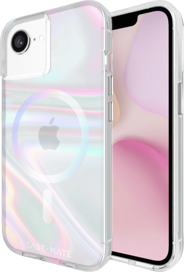 With more than 12 feet of protection, the Case-Mate Soap Bubble MagSafe case is designed to guard the device in a bubble of style that lets any personality shine.