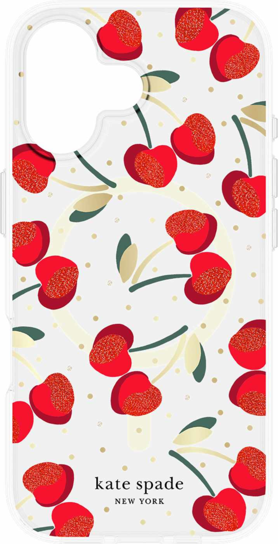 Kate Spade - Protective MagSafe Case for Apple iPhone 17 - Cherry Dot