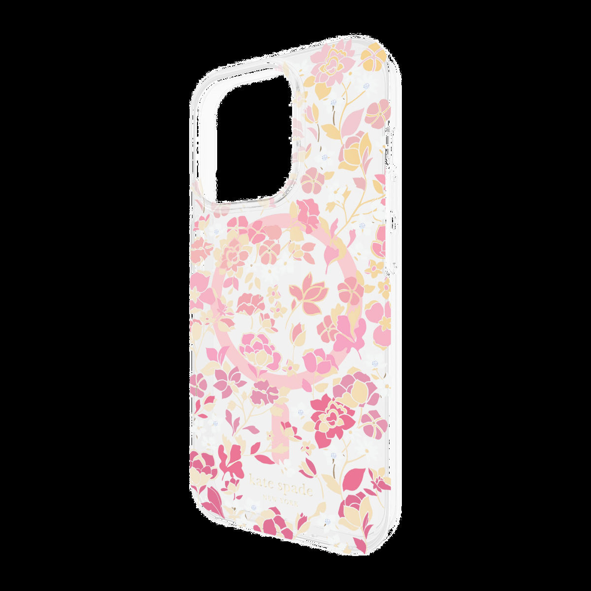 iPhone 15 Pro Kate Spade Protective Hardshell MagSafe Case - Flowerbed